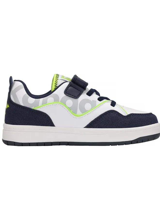 Kangaroos Sneakers·Sneakers Low^Sneakers "K-CP Allets EV" in Weiß/ Dunkelblau/ Gelb
