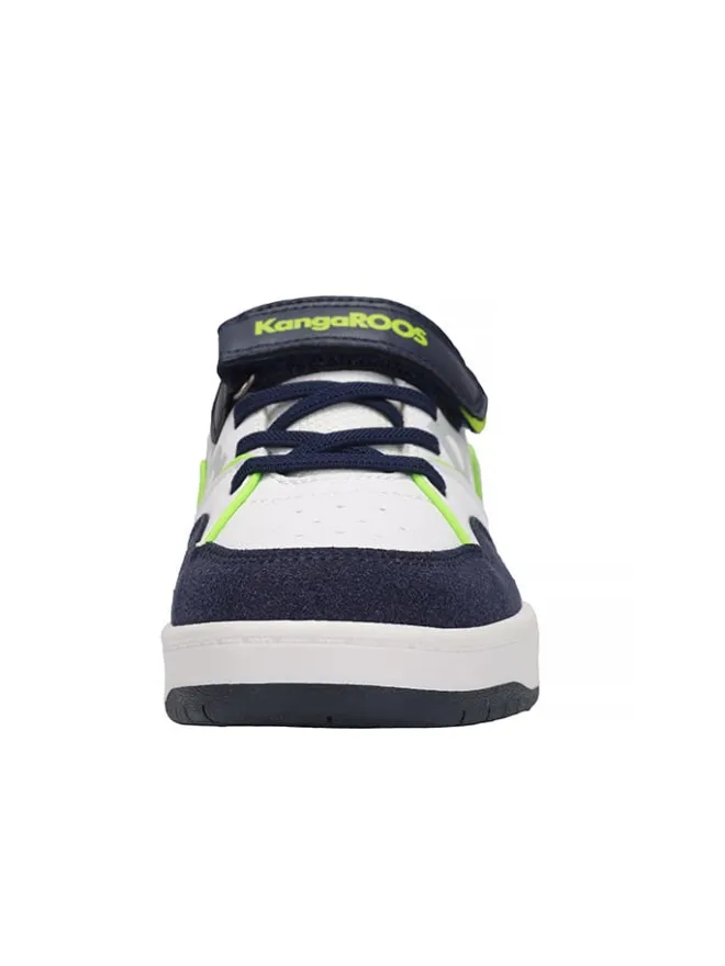Kangaroos Sneakers·Sneakers Low^Sneakers "K-CP Allets EV" in Weiß/ Dunkelblau/ Gelb