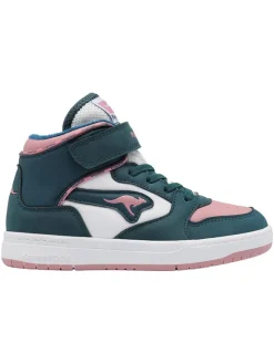 Kangaroos Sneakers·Sneakers High^Sneakers "K-CP Rim Mid EV" in Rosa/ Dunkelgrün