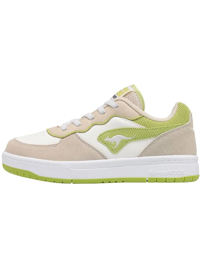 Kangaroos Schnürschuhe^Sneakers "K-CP Tipin OS" in Beige/Hellgrün