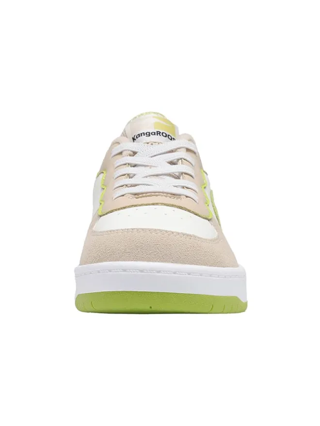 Kangaroos Schnürschuhe^Sneakers "K-CP Tipin OS" in Beige/Hellgrün