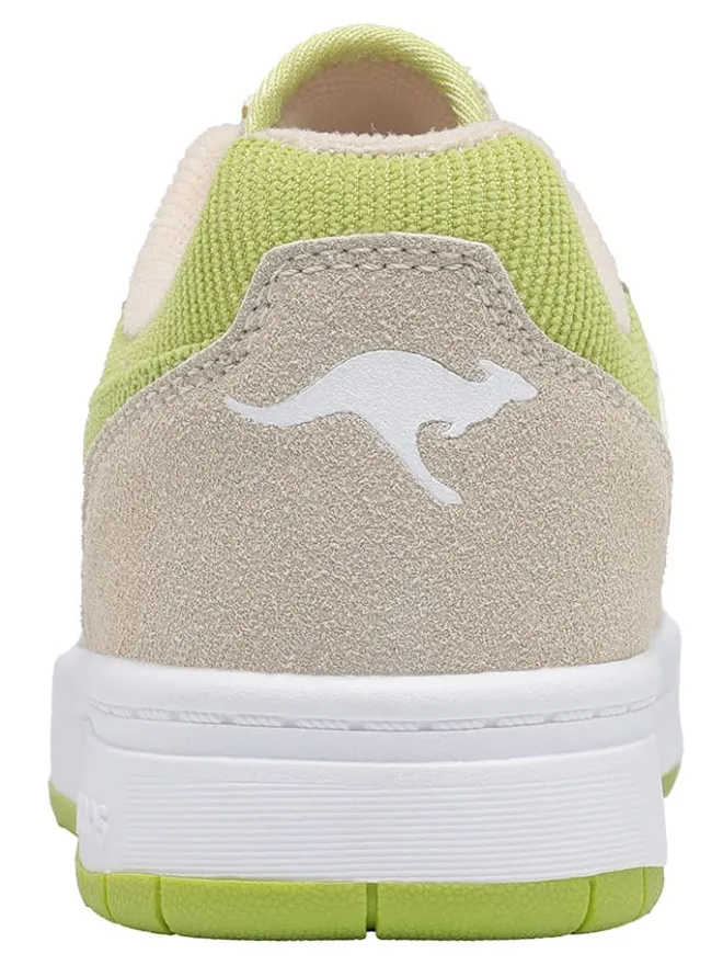 Kangaroos Schnürschuhe^Sneakers "K-CP Tipin OS" in Beige/Hellgrün