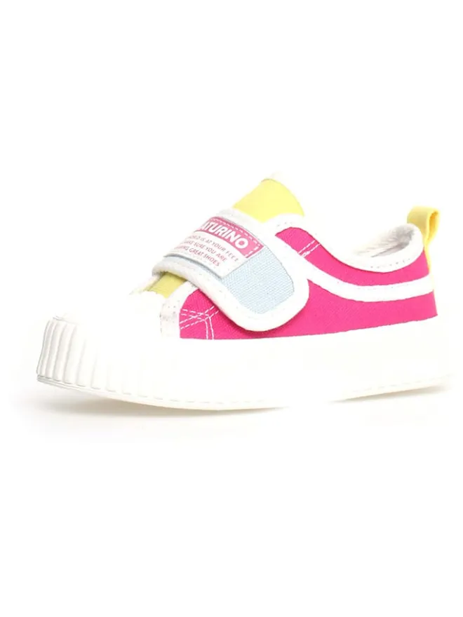 Sneakers "Kily" in Pink/ Gelb>Naturino New