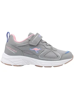Kangaroos Sneakers·Sneakers Low^Sneakers "K-Ni Roug EV" in Grau/ Rosa/ Hellblau
