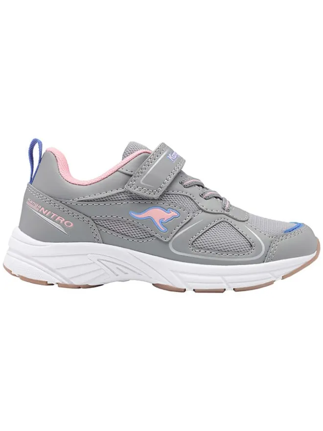 Kangaroos Sneakers·Sneakers Low^Sneakers "K-Ni Roug EV" in Grau/ Rosa/ Hellblau
