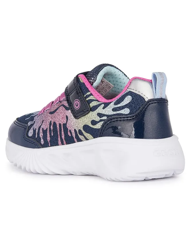 Sneakers "Lights - Assister" in Dunkelblau/ Bunt>Geox