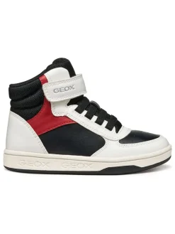 Geox Sneakers·Sneakers High^Sneakers "Maltin" in Weiß/ Schwarz in Weiß/ Schwarz