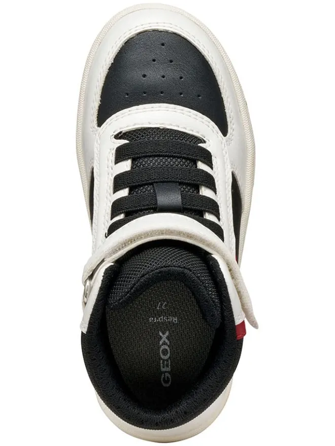 Geox Sneakers·Sneakers High^Sneakers "Maltin" in Weiß/ Schwarz in Weiß/ Schwarz