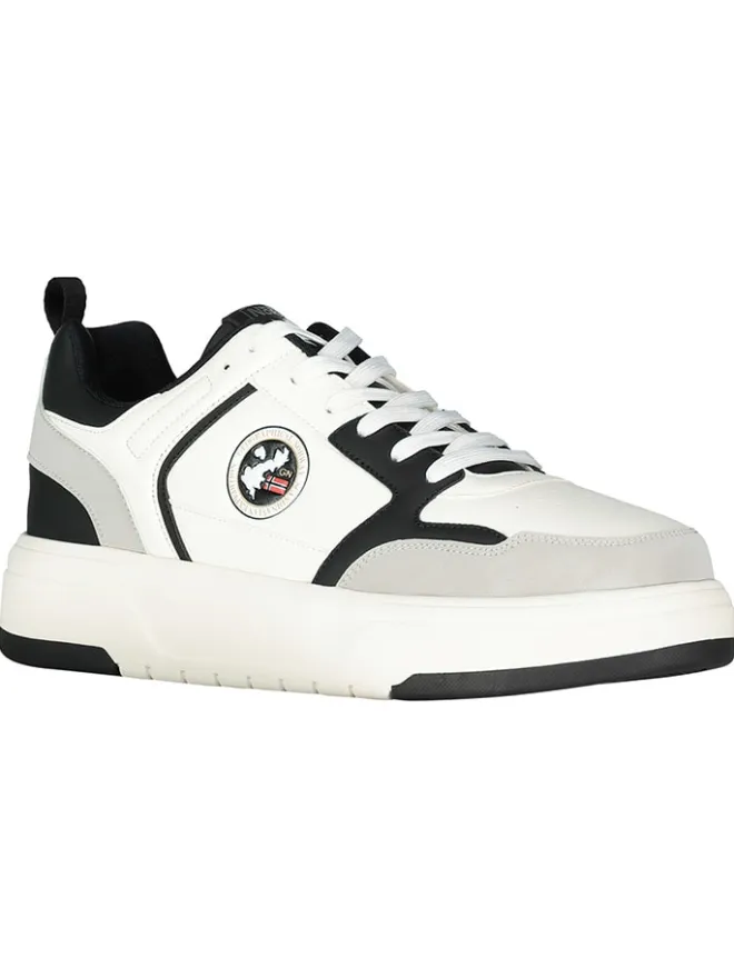 Sneakers "Oasis" in Weiß/ Grau>Geographical Norway Clearance