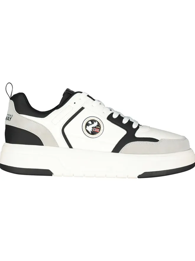 Sneakers "Oasis" in Weiß/ Grau>Geographical Norway Clearance