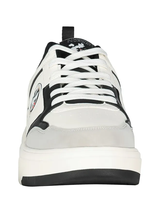 Sneakers "Oasis" in Weiß/ Grau>Geographical Norway Clearance