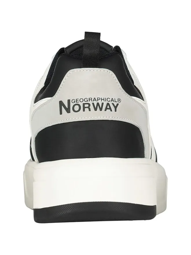 Sneakers "Oasis" in Weiß/ Grau>Geographical Norway Clearance