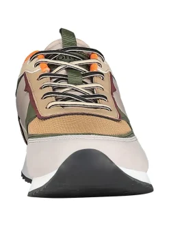 Geographical Norway Sneakers^Sneakers ''Olyno'' in Beige/ Khaki/ Creme