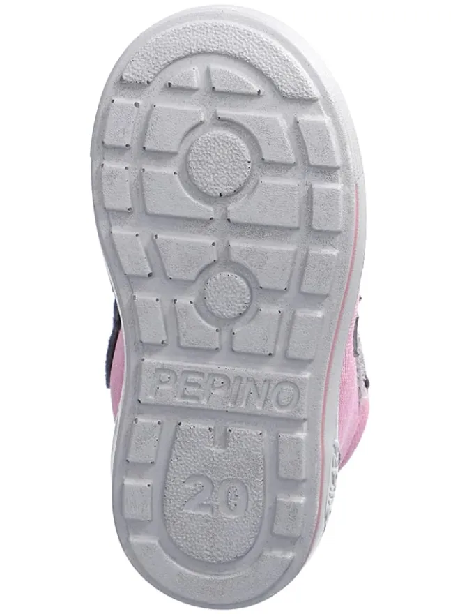 PEPINO Sneakers^Sneakers "Paco S" in Grau/ Rosa
