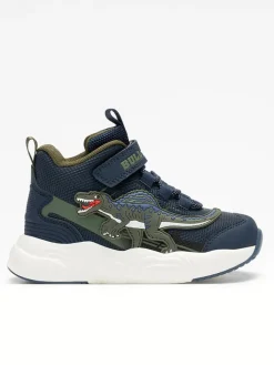 Bull Boys Sneakers·Sneakers High^Sneakers "Spinosauro" in Dunkelblau/ Khaki