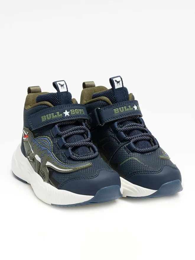 Bull Boys Sneakers·Sneakers High^Sneakers "Spinosauro" in Dunkelblau/ Khaki