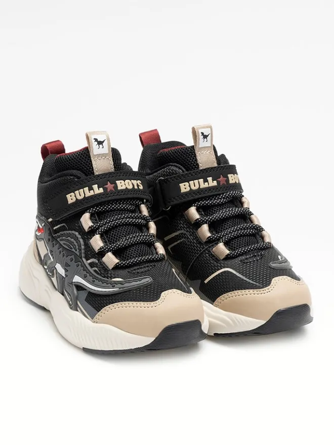 Sneakers "Spinosauro" in Schwarz/ Beige>Bull Boys Hot