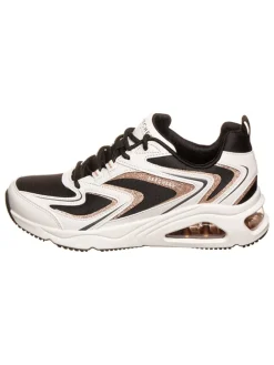 Skechers Sneakers^Sneakers "Tres-Air UNO" in Weiß/ Schwarz/ Gold