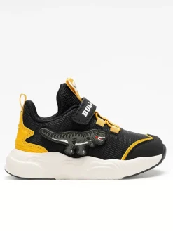 Sneakers "T-REX" in Schwarz/ Gelb>Bull Boys Clearance