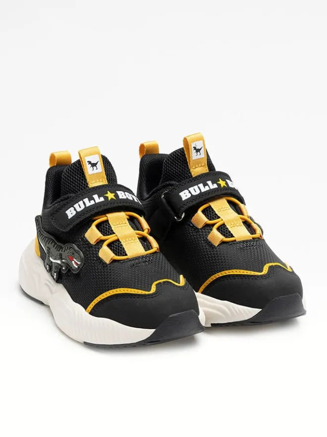 Sneakers "T-REX" in Schwarz/ Gelb>Bull Boys Clearance