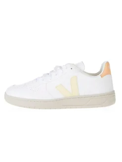 Veja Sneakers^Sneakers "V 10" in Weiß/ Orange