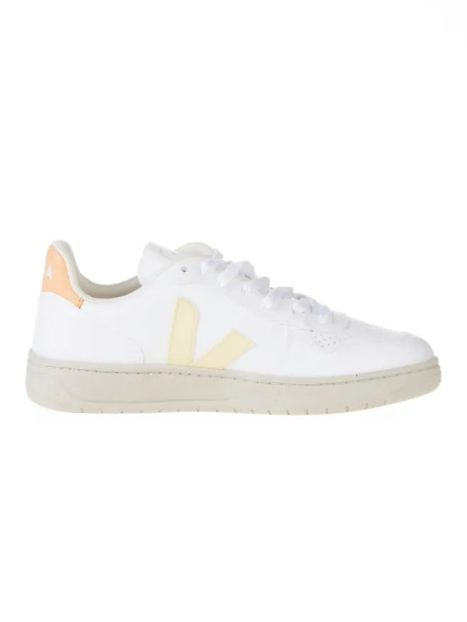Veja Sneakers^Sneakers "V 10" in Weiß/ Orange