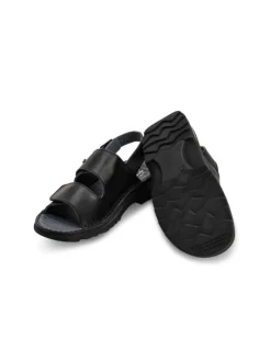 Softnappaleder Sandalen in schwarz><noscript><img width=