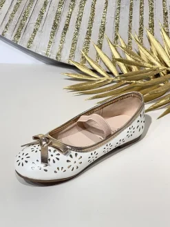 Spangenballerinas in Gelb><noscript><img width=
