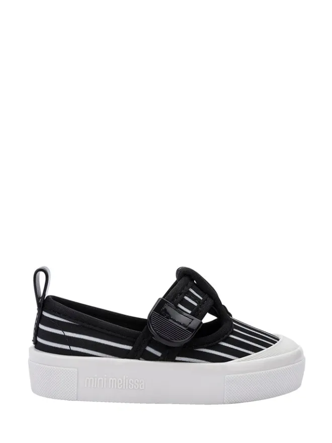 Melissa Halbschuhe|Ballerinas^Spangenballerinas in Schwarz/ Weiß