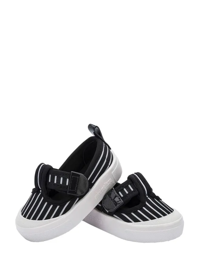 Melissa Halbschuhe|Ballerinas^Spangenballerinas in Schwarz/ Weiß
