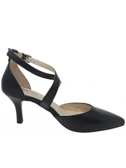 Spangenpump in Schwarz><noscript><img width=