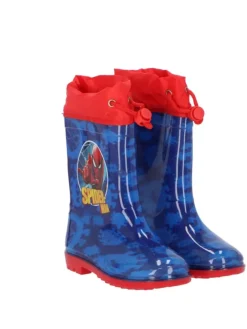 Spiderman Gummistiefel|Gummistiefel^Regenstiefel Wasserdichte Outdoor-Gummistiefel in Blau