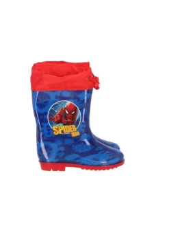 Spiderman Gummistiefel|Gummistiefel^Regenstiefel Wasserdichte Outdoor-Gummistiefel in Blau