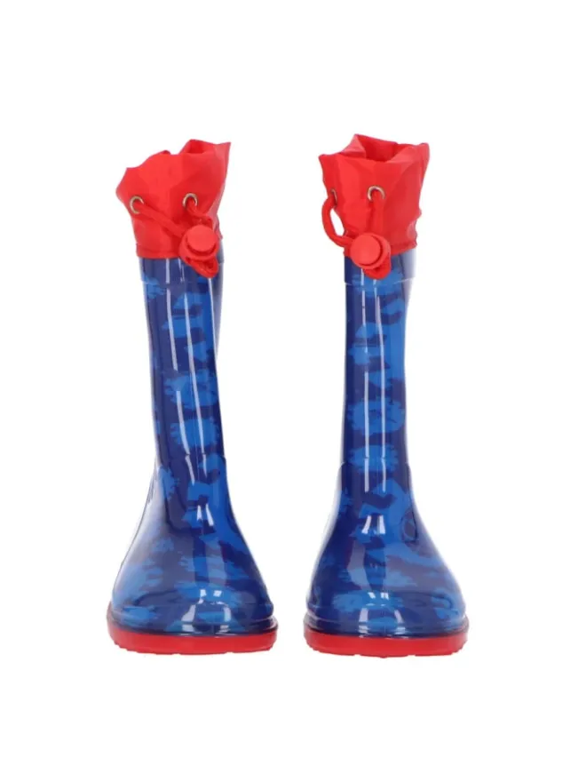Spiderman Gummistiefel|Gummistiefel^Regenstiefel Wasserdichte Outdoor-Gummistiefel in Blau