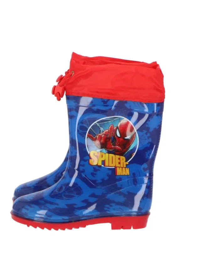 Spiderman Gummistiefel|Gummistiefel^Regenstiefel Wasserdichte Outdoor-Gummistiefel in Blau