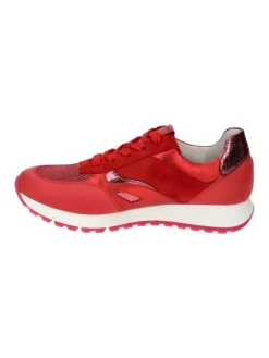 Sportliche Schnürschuhe in Rot>Gabor New