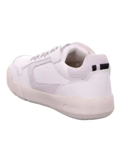 Sportliche Schnürschuhe in Weiß><noscript><img width=