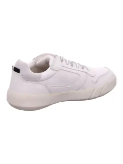 Sportliche Schnürschuhe in Weiß><noscript><img width=