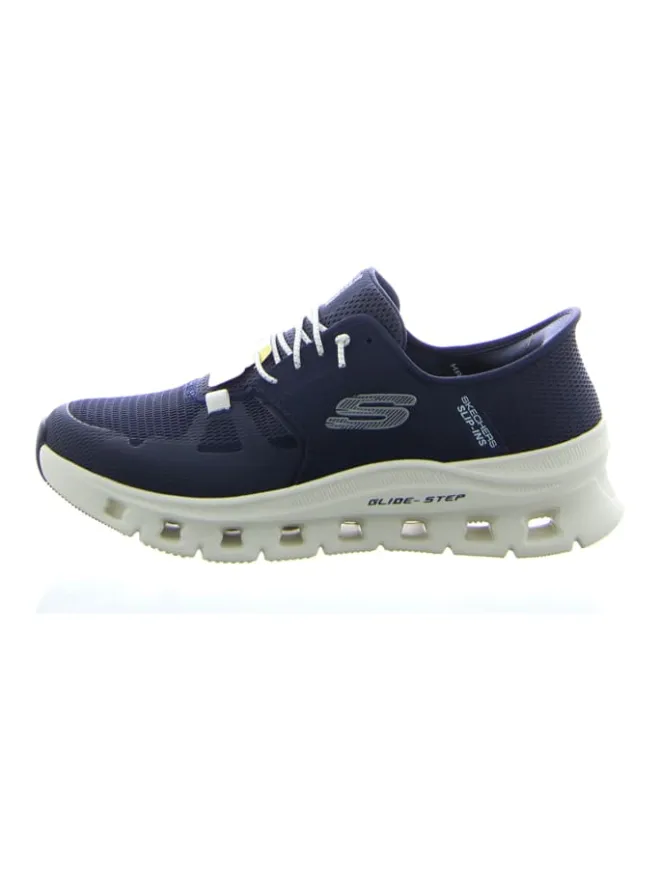 Sportliche Slipper in Blau>Skechers Clearance