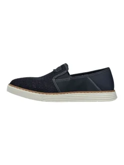 Sportliche Slipper in Blau><noscript><img width=
