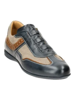 Sportliche Slipper in Blau><noscript><img width=