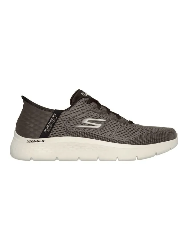 Sportliche Slipper in Braun>Skechers Discount