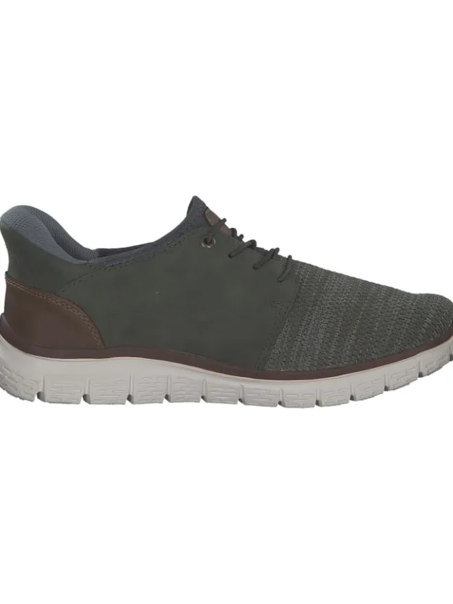 Sportliche Slipper in salbei/moor/nuss/rauch>rieker Outlet