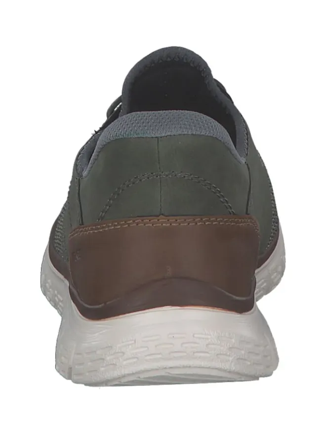 Sportliche Slipper in salbei/moor/nuss/rauch>rieker Outlet