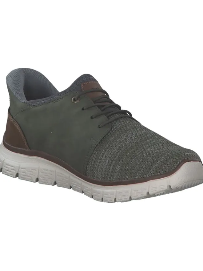 Sportliche Slipper in salbei/moor/nuss/rauch>rieker Outlet