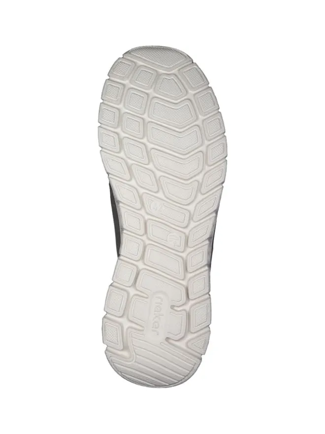 Sportliche Slipper in salbei/moor/nuss/rauch>rieker Outlet