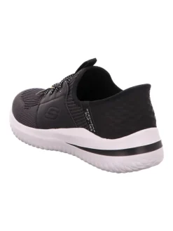 Sportliche Slipper in Schwarz><noscript><img width=