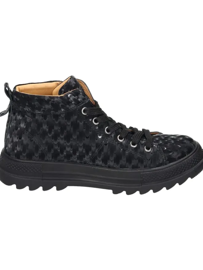 Sportliche Stiefeletten in schwarz>Piazza New