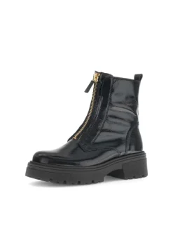 Sportliche Stiefeletten in schwarz>Gabor