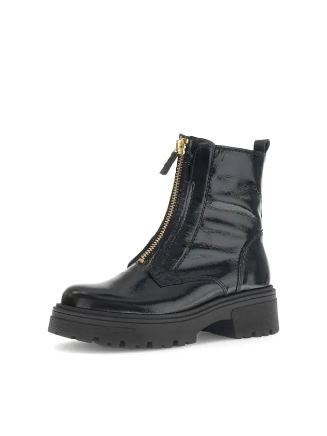 Sportliche Stiefeletten in schwarz>Gabor